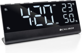 Caliber Digitale Wekkerradio met FM Radio - Temperatuur en Luchtvochtigheid - voor €34,15 bij Bol.com