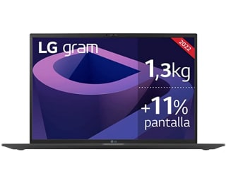 Portátil LG gram 17Z90Q 17" IPS i7 12ª gen 32GB 1TB W11H 1,3 KG Iris Xe a 1,278,51€