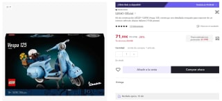 LEGO 10298 Vespa 125 por 56,99€