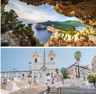 Volar ida y vuelta a Italia de 30€/40€