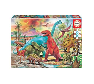 Puzzle EDUCA 100 piezas de dinosaurios para niños a tan solo 2,25€