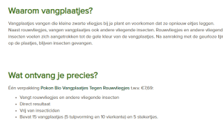 Pokon Bio Vangplaatjes Tegen Rouwvliegjes gratis aan te vragen