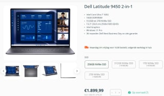 Dell Latitude 9450 2-in-1 voor €1.899,99 bij Laptopcentrale