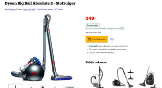 Dyson - Cinetic Big Ball Absolute 2 stofzuiger voor €349 bij Bol
