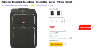 Princess Traveller Barcelona Large 75cm voor €39,60 bij Bol.com