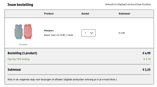 Kruidvat 1+1 gratis op Baby Textiel + gratis sokjes
