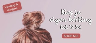 12,5% korting op bestelling vanaf €150 bij Haarpro