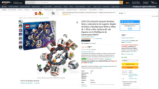 Juguete LEGO City Estación Espacial Modular 60433 por 54,99€