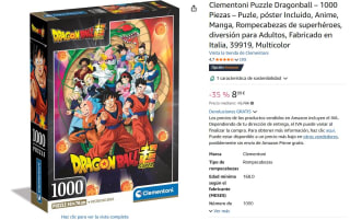 Marca Clementoni Puzzle Dragonball – 1000 Piezas – Puzle, póster Incluido por 8,99€