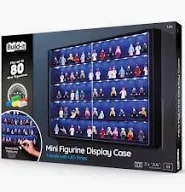 Verlichte Vitrine voor Lego minifiguren, 5 niveaus voor €34,99 bij Smythstoys