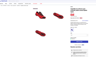 Zapatillas de ciclismo para montaña adulto unisex Splash Spiuk por solo 39,95€