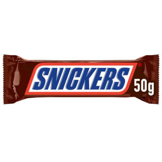 24 unidades Snickers Chocolatina con Crema de Cacahuete, Caramelo y Cacahuete recubiertos por solo 12,82€