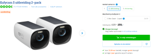 Eufycam 3 uitbreiding 2-pack voor €259 bij Coolblue