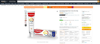 Creme Dental da Colgate, modelo Total 12 Clean Mint de 180g - R$ 14,01