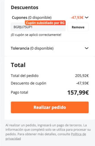 Tabla de Paddle Surf FunWater 335cm Remo Ajustable Bomba con mochila de Viaje por 157,99€