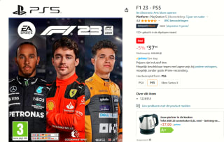 F1 23 - PlayStation 5 voor €37,90 bij Amazon