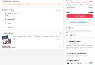 Harry Potter 76407 Casa de los Gritos y Sauce Boxeador 777 piezas por 58,99€