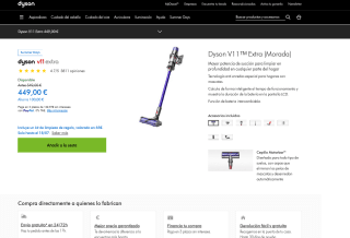 Aapirador Dyson V11 por solo 449€