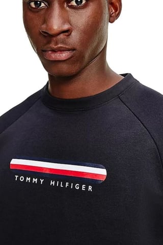 Tommy Hilfiger Track Top heren sweatshirt met logo voor €27,95 bij Amazon