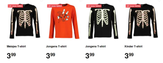Diverse Halloween kleding en andere spulletjes vanaf €0,99 bij de Zeeman