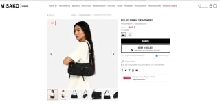 Bolso tipo de bolso de hombro de estilo Denim. por 12€