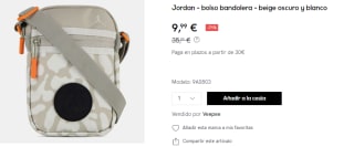 Bandolera Nike Jordan por 9.99€