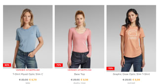 Tot 70% korting tijdens de outlet bij G-star