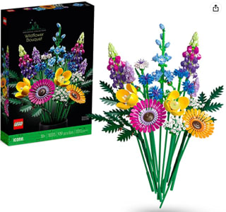 LEGO Icons Boeket met wilde bloemen voor €36,13 bij Amazon