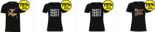 75% korting (dus maar €2,25) op diverse T-shirts bij Kruidvat