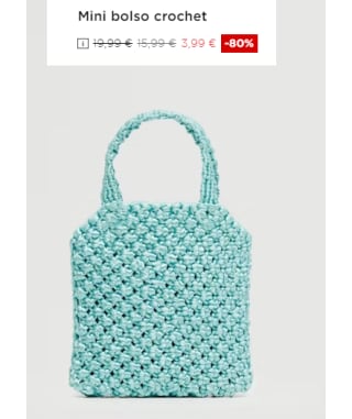 Mini bolso crochet por solo 3.99€