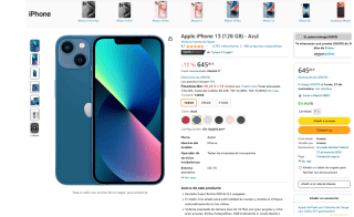 Apple iPhone 13 128 GB por solo 645€