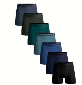 7 pack Muchachomalo U-Solid heren boxershorts voor €39,95 bij iBOOD