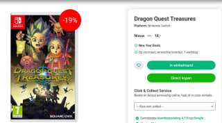 Dragon Quest Treasures voor €18 bij Nedgame