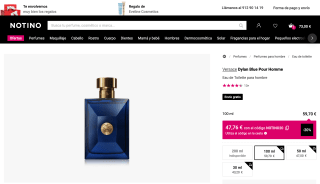 Versace Dylan Blue Pour Homme 100 ml por 47,76€
