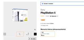 PlayStation 5 por tan solo 150€ en Orange