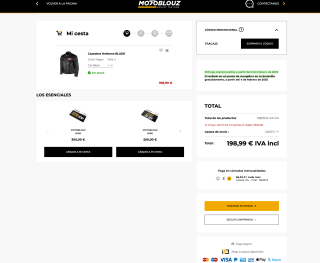 Chaqueta moto HELSTONS Blade en Cuero Clase AA por 198,99€