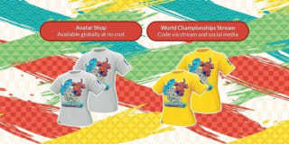 Gratis Pokemon go world championship shirts
