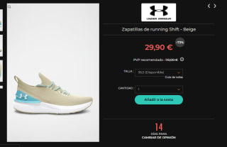 hasta 75% + 10€ extra descuento en ropa y calzado Under Armour