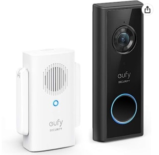 Eufy Video Doorbell Slim Batterij 1080p met Gong voor €79 bij Amazon.nl