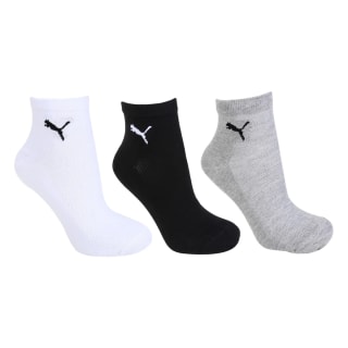 Meia da Puma, modelo Cano Médio Pacote com 3 Pares - R$ 29,90