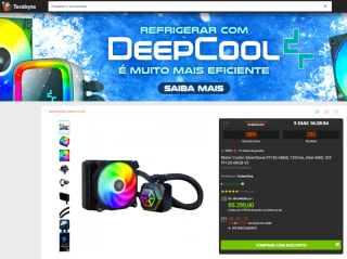 Water Cooler da SilverStone, modelo PF120-ARGB - R$ 299