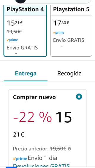 Among Us Crewmate Edition PS4 por 15,21€.