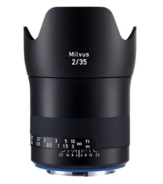 Zeiss Milvus 2.0/35 ZE-mount voor €469,95 bij ibood