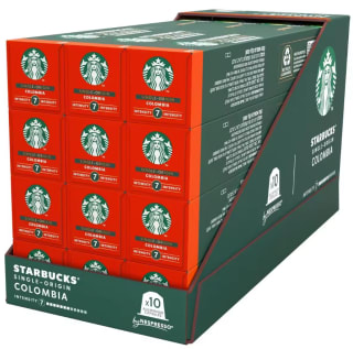 120 cápsulas Starbucks by Nespresso Single-Origin Colombia por 37,45€ (cuenta nueva por 25,75€)