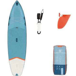 Itiwit Opblaasbaar supboard voor beginners 11 feet blauw voor €249,99 bij Decathlon