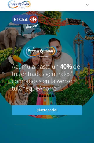 Descuento 35% en Parque de Atracciones de Madrid y Parque Warner Madrid, y hasta un 40% en el resto de parques. Se acumula en Chequeahorro