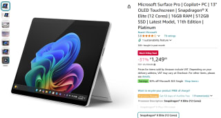 Microsoft Surface Pro 512 GB voor €1249 bij Amazon DE