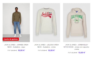 Recopilación marca Jack and jones desde 10,50€ en Zalando privé