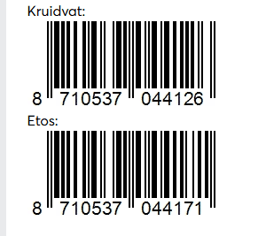 50% korting op alle Davitamon baby vitamines dmv barcode