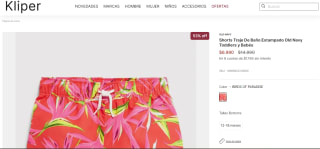 Shorts Traje De Baño Estampado Old Navy Toddlers Y Bebés por $6.990